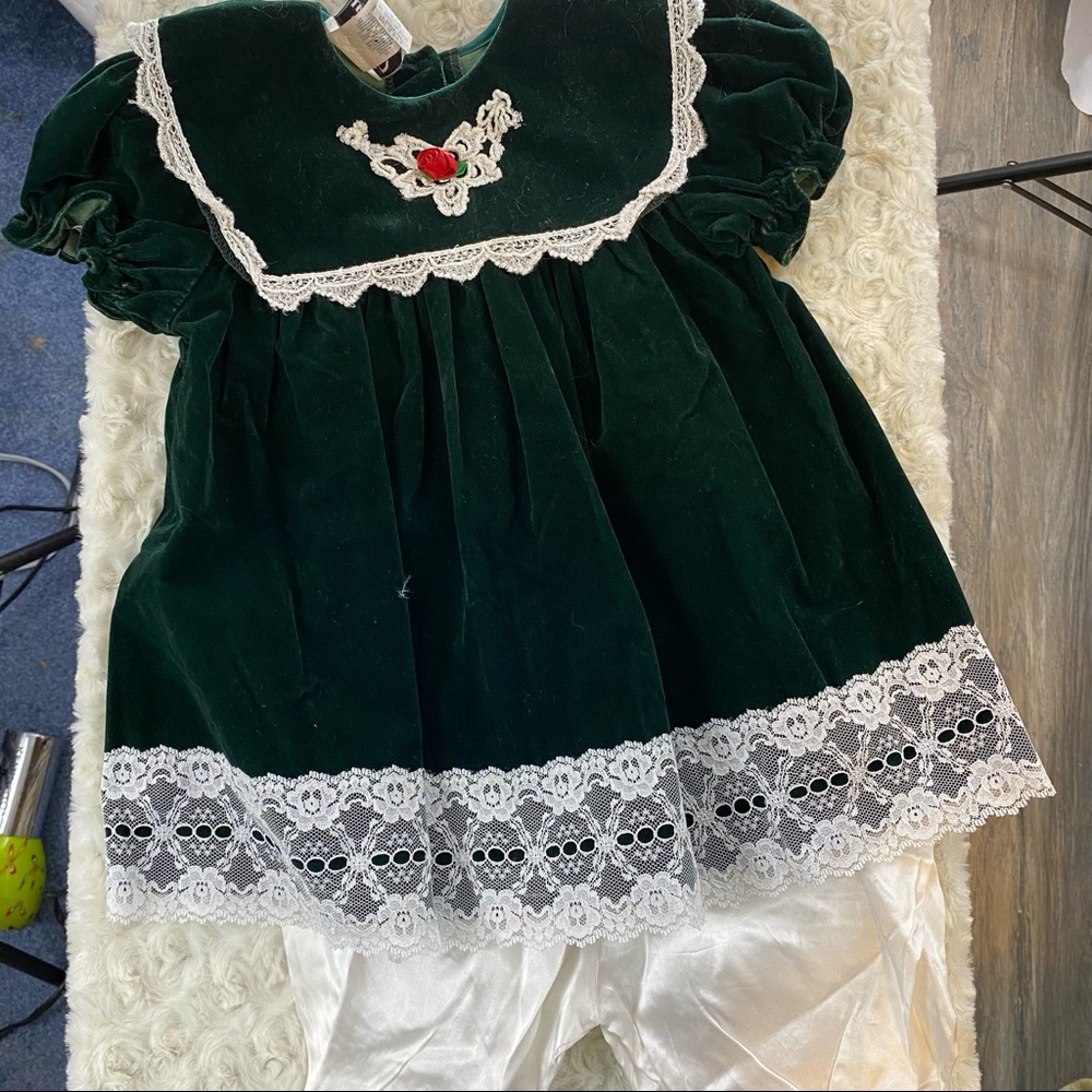 Jo Lene Vintage 24 month dress with bloomers
